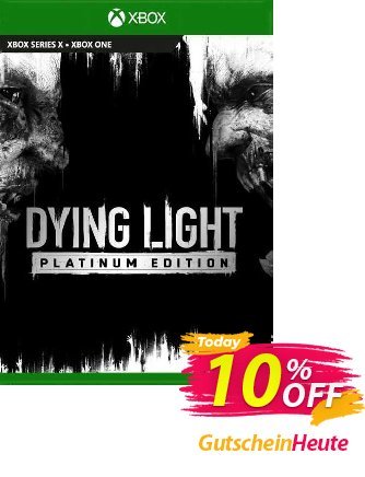 Dying Light: Platinum Edition Xbox One (UK) Coupon, discount Dying Light: Platinum Edition Xbox One (UK) Deal 2024 CDkeys. Promotion: Dying Light: Platinum Edition Xbox One (UK) Exclusive Sale offer 