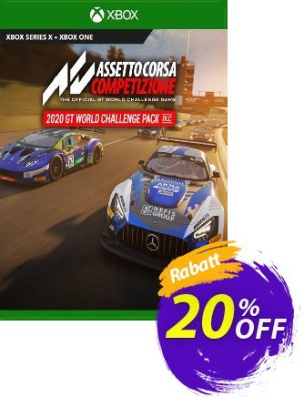 Assetto Corsa Competizione - 2020 GT World Challenge Pack Xbox One (UK) discount coupon Assetto Corsa Competizione - 2024 GT World Challenge Pack Xbox One (UK) Deal 2024 CDkeys - Assetto Corsa Competizione - 2020 GT World Challenge Pack Xbox One (UK) Exclusive Sale offer 