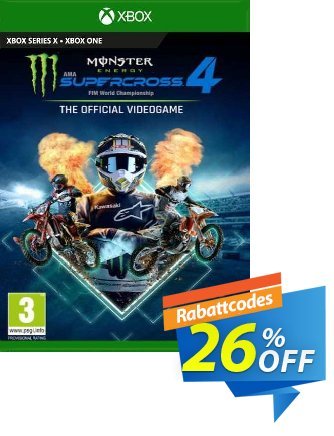 Monster Energy Supercross 4 Xbox One (UK) Coupon, discount Monster Energy Supercross 4 Xbox One (UK) Deal 2024 CDkeys. Promotion: Monster Energy Supercross 4 Xbox One (UK) Exclusive Sale offer 