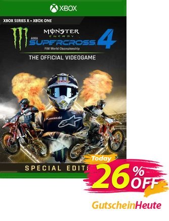 Monster Energy Supercross 4 Special Edition Xbox One (UK) discount coupon Monster Energy Supercross 4 Special Edition Xbox One (UK) Deal 2024 CDkeys - Monster Energy Supercross 4 Special Edition Xbox One (UK) Exclusive Sale offer 