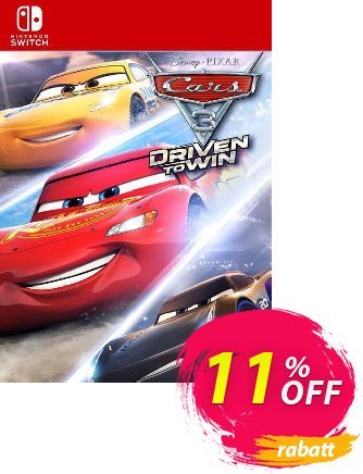 Cars 3: Driven to Win Switch (EU) Coupon, discount Cars 3: Driven to Win Switch (EU) Deal 2024 CDkeys. Promotion: Cars 3: Driven to Win Switch (EU) Exclusive Sale offer 