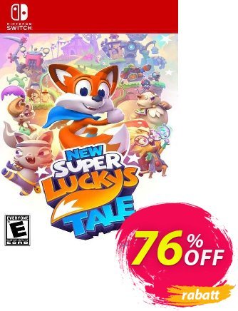 New Super Lucky&#039;s Tale Switch (EU) Coupon, discount New Super Lucky&#039;s Tale Switch (EU) Deal 2024 CDkeys. Promotion: New Super Lucky&#039;s Tale Switch (EU) Exclusive Sale offer 