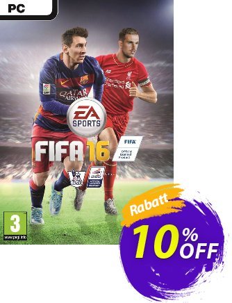 FIFA 16 PC + 15 FUT GOLD PACKS discount coupon FIFA 16 PC + 15 FUT GOLD PACKS Deal - FIFA 16 PC + 15 FUT GOLD PACKS Exclusive offer 