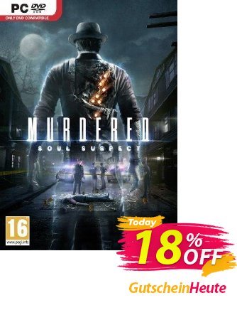 Murdered: Soul Suspect PC Coupon, discount Murdered: Soul Suspect PC Deal. Promotion: Murdered: Soul Suspect PC Exclusive offer 