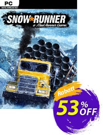 SnowRunner PC (Steam) Coupon, discount SnowRunner PC (Steam) Deal 2024 CDkeys. Promotion: SnowRunner PC (Steam) Exclusive Sale offer 