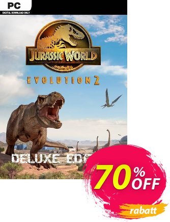 Jurassic World Evolution 2 Deluxe Edition PC discount coupon Jurassic World Evolution 2 Deluxe Edition PC Deal 2024 CDkeys - Jurassic World Evolution 2 Deluxe Edition PC Exclusive Sale offer 