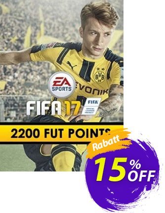 FIFA 17: 2200 FUT Points PC Coupon, discount FIFA 17: 2200 FUT Points PC Deal 2024 CDkeys. Promotion: FIFA 17: 2200 FUT Points PC Exclusive Sale offer 