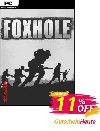 Foxhole PC Coupon, discount Foxhole PC Deal 2024 CDkeys. Promotion: Foxhole PC Exclusive Sale offer 