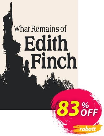 What Remains of Edith Finch PC Coupon, discount What Remains of Edith Finch PC Deal 2024 CDkeys. Promotion: What Remains of Edith Finch PC Exclusive Sale offer 