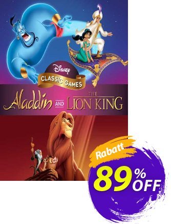 Disney Classic Games: Aladdin and The Lion King PC Coupon, discount Disney Classic Games: Aladdin and The Lion King PC Deal 2024 CDkeys. Promotion: Disney Classic Games: Aladdin and The Lion King PC Exclusive Sale offer 