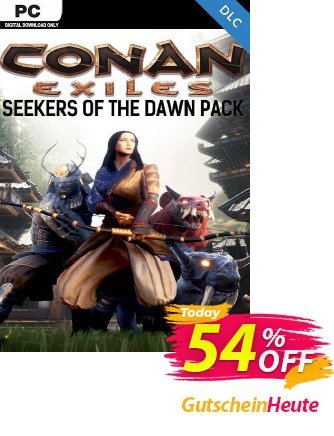 Conan Exiles PC - Seekers of the Dawn Pack DLC Coupon, discount Conan Exiles PC - Seekers of the Dawn Pack DLC Deal 2024 CDkeys. Promotion: Conan Exiles PC - Seekers of the Dawn Pack DLC Exclusive Sale offer 