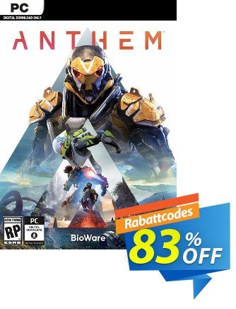 Anthem PC (EN) Coupon, discount Anthem PC (EN) Deal 2024 CDkeys. Promotion: Anthem PC (EN) Exclusive Sale offer 