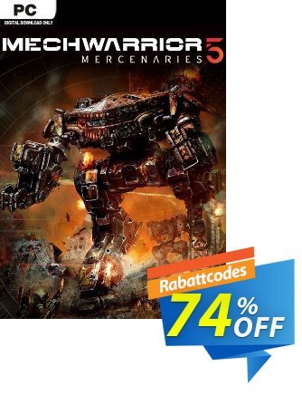 MechWarrior 5: Mercenaries PC discount coupon MechWarrior 5: Mercenaries PC Deal 2024 CDkeys - MechWarrior 5: Mercenaries PC Exclusive Sale offer 