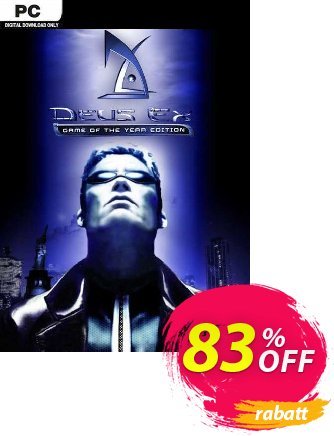 Deus Ex GOTY PC Coupon, discount Deus Ex GOTY PC Deal 2024 CDkeys. Promotion: Deus Ex GOTY PC Exclusive Sale offer 