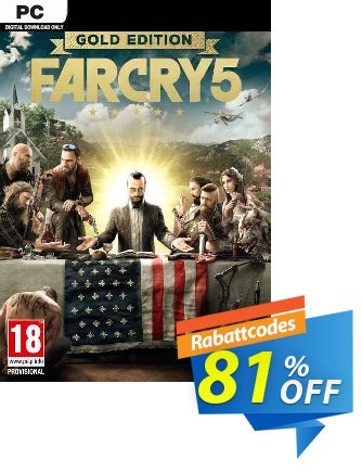 Far Cry 5 - Gold Edition PC (US) Coupon, discount Far Cry 5 - Gold Edition PC (US) Deal 2024 CDkeys. Promotion: Far Cry 5 - Gold Edition PC (US) Exclusive Sale offer 