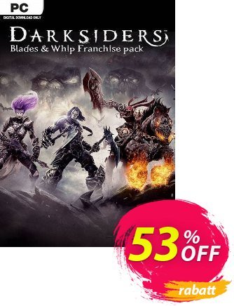 Darksiders Blades & Whip Franchise Pack PC Coupon, discount Darksiders Blades &amp; Whip Franchise Pack PC Deal 2024 CDkeys. Promotion: Darksiders Blades &amp; Whip Franchise Pack PC Exclusive Sale offer 