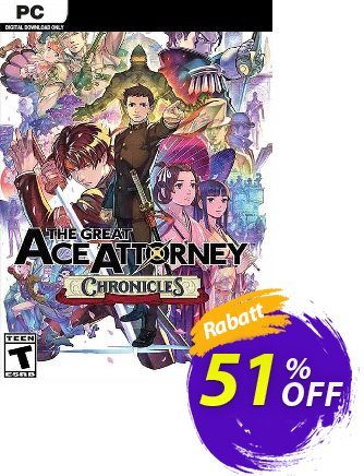 The Great Ace Attorney Chronicles PC Coupon, discount The Great Ace Attorney Chronicles PC Deal 2024 CDkeys. Promotion: The Great Ace Attorney Chronicles PC Exclusive Sale offer 