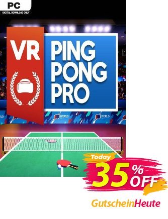 VR Ping Pong Pro PC Coupon, discount VR Ping Pong Pro PC Deal 2024 CDkeys. Promotion: VR Ping Pong Pro PC Exclusive Sale offer 