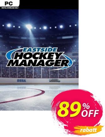 Eastside Hockey Manager PC Coupon, discount Eastside Hockey Manager PC Deal 2024 CDkeys. Promotion: Eastside Hockey Manager PC Exclusive Sale offer 