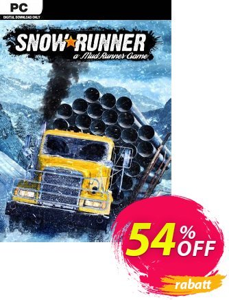 SnowRunner PC Coupon, discount SnowRunner PC Deal 2024 CDkeys. Promotion: SnowRunner PC Exclusive Sale offer 