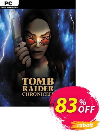 Tomb Raider V: Chronicles PC Coupon, discount Tomb Raider V: Chronicles PC Deal 2024 CDkeys. Promotion: Tomb Raider V: Chronicles PC Exclusive Sale offer 