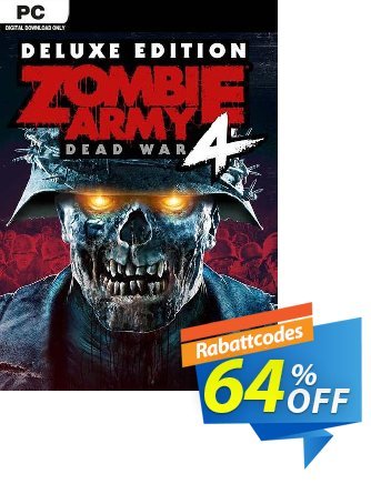 Zombie Army 4: Dead War Deluxe Edition PC Coupon, discount Zombie Army 4: Dead War Deluxe Edition PC Deal 2024 CDkeys. Promotion: Zombie Army 4: Dead War Deluxe Edition PC Exclusive Sale offer 