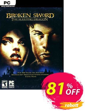 Broken Sword 3 - the Sleeping Dragon PC (EN) discount coupon Broken Sword 3 - the Sleeping Dragon PC (EN) Deal 2024 CDkeys - Broken Sword 3 - the Sleeping Dragon PC (EN) Exclusive Sale offer 