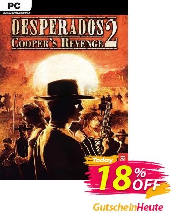 Desperados 2 Cooper&#039;s Revenge PC Coupon, discount Desperados 2 Cooper&#039;s Revenge PC Deal 2024 CDkeys. Promotion: Desperados 2 Cooper&#039;s Revenge PC Exclusive Sale offer 