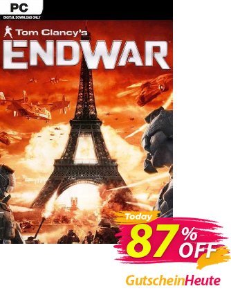 Tom Clancys: EndWar - PC  Gutschein Tom Clancys: EndWar (PC) Deal 2024 CDkeys Aktion: Tom Clancys: EndWar (PC) Exclusive Sale offer 