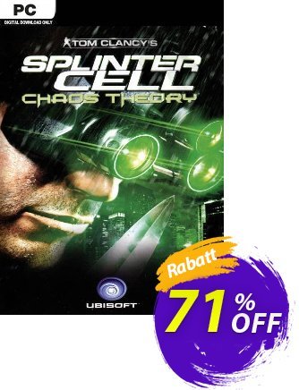 Tom Clancy&#039;s Splinter Cell Chaos Theory PC Gutschein Tom Clancy&#039;s Splinter Cell Chaos Theory PC Deal 2024 CDkeys Aktion: Tom Clancy&#039;s Splinter Cell Chaos Theory PC Exclusive Sale offer 