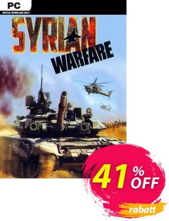 Syrian Warfare PC Coupon, discount Syrian Warfare PC Deal 2024 CDkeys. Promotion: Syrian Warfare PC Exclusive Sale offer 