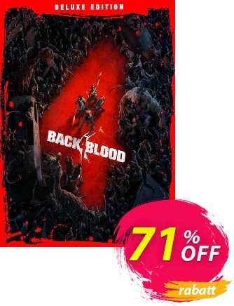 Back 4 Blood Deluxe Edition PC (US) Coupon, discount Back 4 Blood Deluxe Edition PC (US) Deal 2024 CDkeys. Promotion: Back 4 Blood Deluxe Edition PC (US) Exclusive Sale offer 