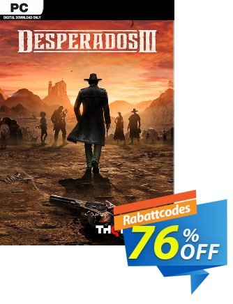 Desperados 3 PC Coupon, discount Desperados 3 PC Deal. Promotion: Desperados 3 PC Exclusive offer 