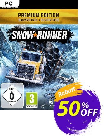 SnowRunner: Premium Edition PC Coupon, discount SnowRunner: Premium Edition PC Deal 2024 CDkeys. Promotion: SnowRunner: Premium Edition PC Exclusive Sale offer 