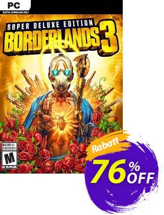 Borderlands 3 Super Deluxe Edition PC (Epic) (WW) discount coupon Borderlands 3 Super Deluxe Edition PC (Epic) (WW) Deal 2024 CDkeys - Borderlands 3 Super Deluxe Edition PC (Epic) (WW) Exclusive Sale offer 