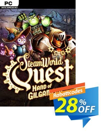 SteamWorld Quest: Hand of Gilgamech PC Coupon, discount SteamWorld Quest: Hand of Gilgamech PC Deal 2024 CDkeys. Promotion: SteamWorld Quest: Hand of Gilgamech PC Exclusive Sale offer 