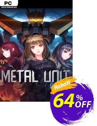 Metal Unit PC Coupon, discount Metal Unit PC Deal 2024 CDkeys. Promotion: Metal Unit PC Exclusive Sale offer 