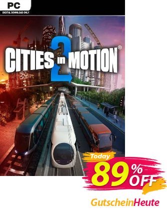 Cities in Motion 2 PC Coupon, discount Cities in Motion 2 PC Deal 2024 CDkeys. Promotion: Cities in Motion 2 PC Exclusive Sale offer 