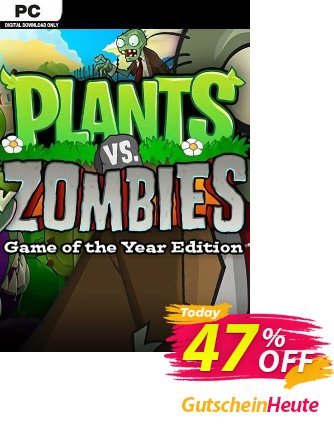 Plants vs. Zombies Game of the Year Edition PC Coupon, discount Plants vs. Zombies Game of the Year Edition PC Deal 2024 CDkeys. Promotion: Plants vs. Zombies Game of the Year Edition PC Exclusive Sale offer 