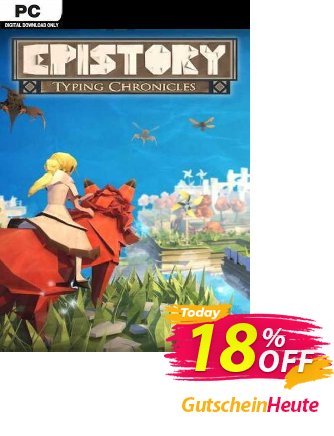 Epistory  Typing Chronicles PC Coupon, discount Epistory  Typing Chronicles PC Deal 2024 CDkeys. Promotion: Epistory  Typing Chronicles PC Exclusive Sale offer 