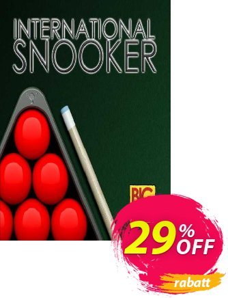 International Snooker PC Gutschein International Snooker PC Deal 2024 CDkeys Aktion: International Snooker PC Exclusive Sale offer 