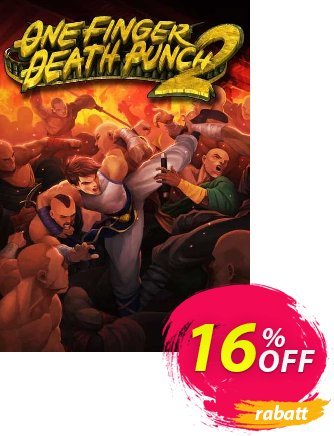 One Finger Death Punch 2 PC Coupon, discount One Finger Death Punch 2 PC Deal 2024 CDkeys. Promotion: One Finger Death Punch 2 PC Exclusive Sale offer 