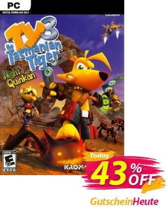 TY the Tasmanian Tiger 3 PC Coupon, discount TY the Tasmanian Tiger 3 PC Deal 2024 CDkeys. Promotion: TY the Tasmanian Tiger 3 PC Exclusive Sale offer 