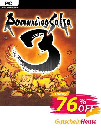 Romancing SaGa 3 PC Coupon, discount Romancing SaGa 3 PC Deal 2024 CDkeys. Promotion: Romancing SaGa 3 PC Exclusive Sale offer 