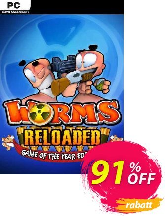 Worms Reloaded GOTY PC Coupon, discount Worms Reloaded GOTY PC Deal 2024 CDkeys. Promotion: Worms Reloaded GOTY PC Exclusive Sale offer 