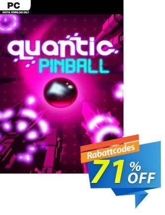 Quantic Pinball PC Coupon, discount Quantic Pinball PC Deal 2024 CDkeys. Promotion: Quantic Pinball PC Exclusive Sale offer 