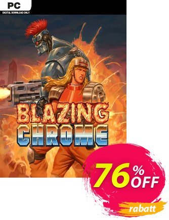 Blazing Chrome PC Coupon, discount Blazing Chrome PC Deal 2024 CDkeys. Promotion: Blazing Chrome PC Exclusive Sale offer 