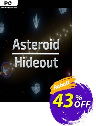 Asteroid Hideout PC Coupon, discount Asteroid Hideout PC Deal 2024 CDkeys. Promotion: Asteroid Hideout PC Exclusive Sale offer 