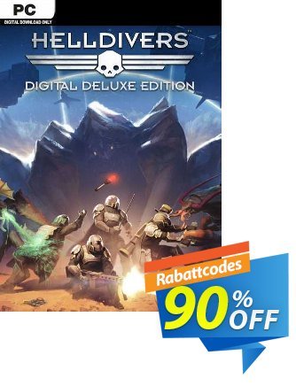 Helldivers Digital Deluxe Edition PC Coupon, discount Helldivers Digital Deluxe Edition PC Deal 2024 CDkeys. Promotion: Helldivers Digital Deluxe Edition PC Exclusive Sale offer 