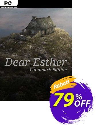 Dear Esther Landmark Edition PC Coupon, discount Dear Esther Landmark Edition PC Deal 2024 CDkeys. Promotion: Dear Esther Landmark Edition PC Exclusive Sale offer 